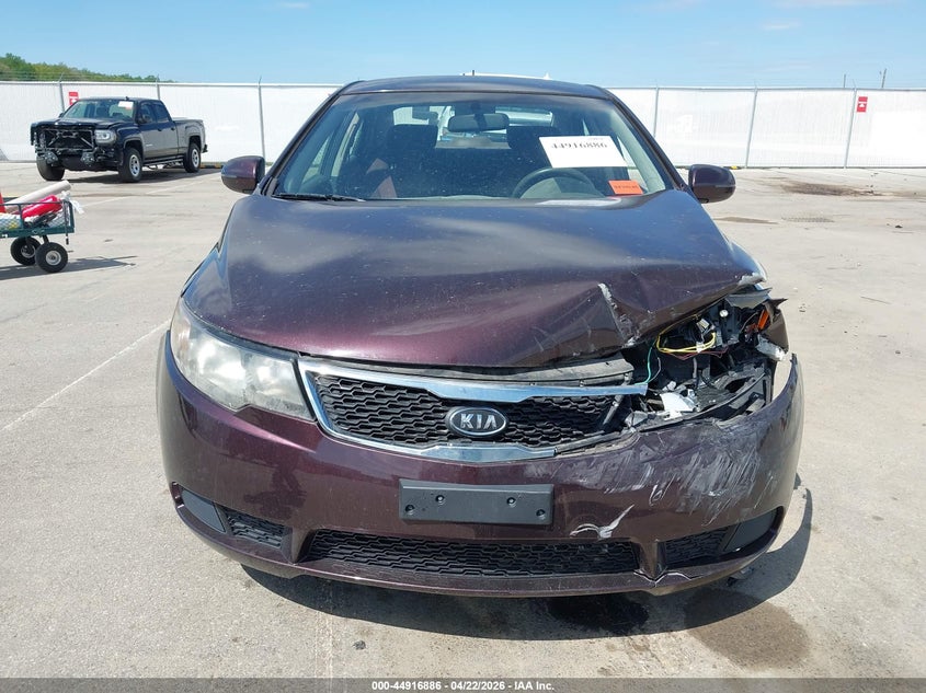 2011 Kia Forte VIN KNAFU4A20B5353010 IAAI salvage auction — FRONT END, Clear (Indiana), sold $500 on 2026-07-16 (photo 6)