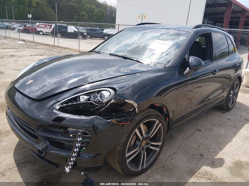 2014 Porsche Cayenne VIN WP1AB2A27ELA58816 IAAI salvage auction — FRONT END, Salvage (West Virginia), sold $3,000 on 2026-07-09 (photo 2)
