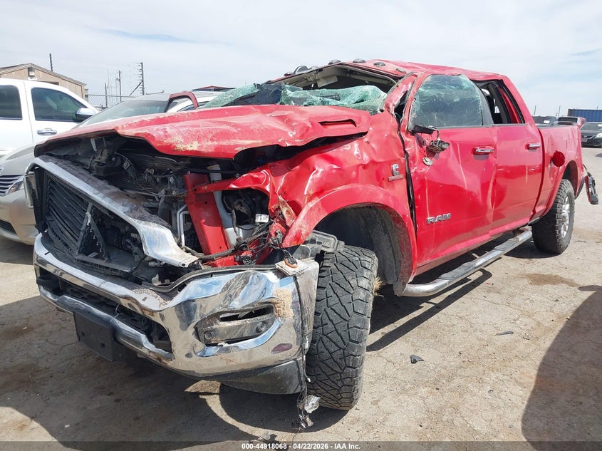 2022 Ram 2500 VIN 3C6UR5NL1NG109004 IAAI salvage auction — ROLLOVER, Salvage Title, sold $8,600 on 2026-07-28 (photo 2)