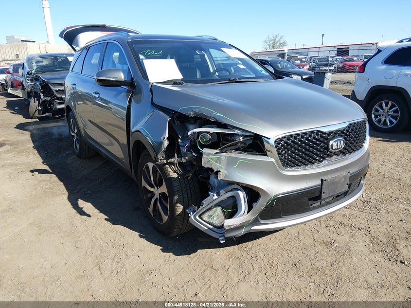 2018 Kia Sorento VIN 5XYPH4A53JG406357 IAAI salvage auction — FRONT END, Salvage Title, sold $4,550 on 2026-07-20 (photo 6)
