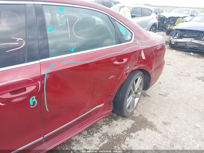 2017 Volkswagen Passat VIN 1VWDT7A31HC052030 IAAI salvage auction — SIDE, Original (Texas), sold $1,950 on 2026-08-12 (photo 6)