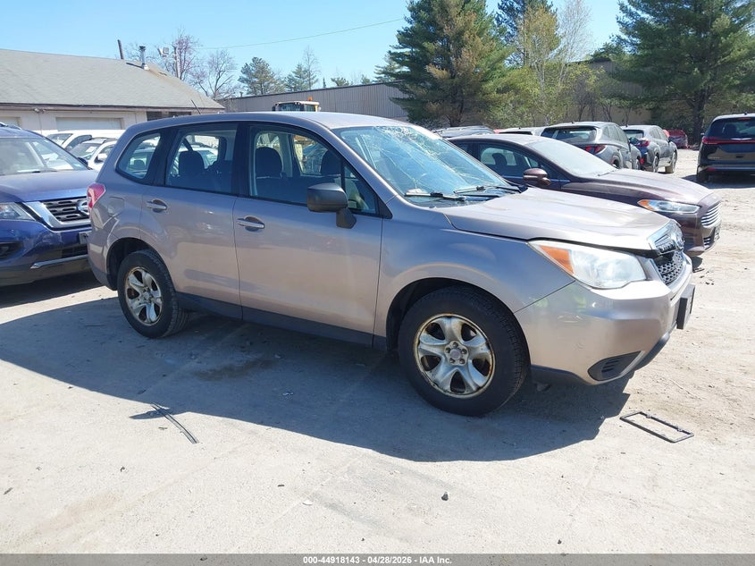 2014 Subaru Forester VIN JF2SJAACXEH451466 IAAI salvage auction — FRONT END, Salvage Title, sold $300 on 2026-07-22 (photo 1)