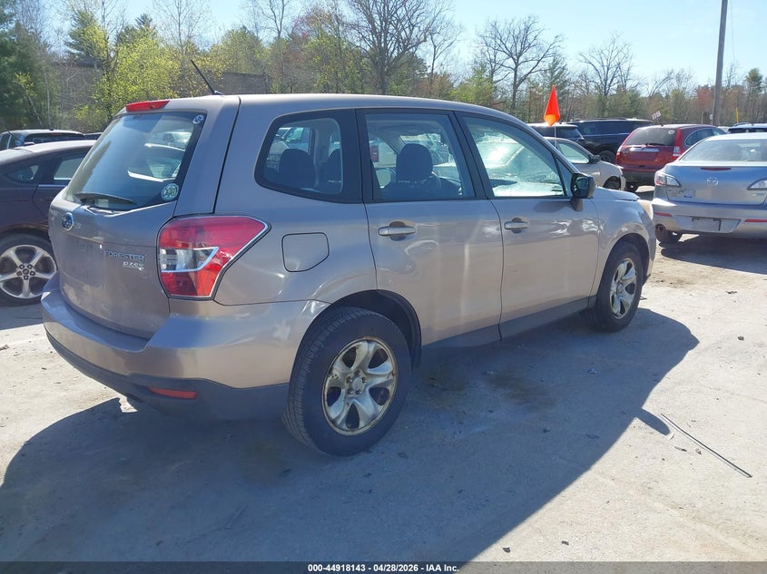 2014 Subaru Forester VIN JF2SJAACXEH451466 IAAI salvage auction — FRONT END, Salvage Title, sold $300 on 2026-07-22 (photo 4)