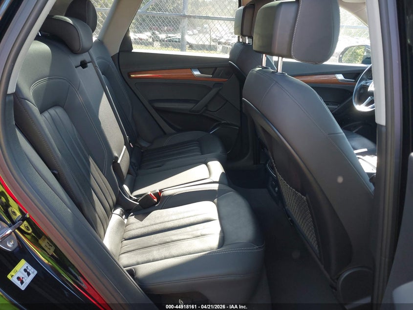 2021 Audi Q5 VIN WA1BAAFY1M2015264 IAAI salvage auction — REAR END, Salvage Title, sold $7,750 on 2026-07-30 (photo 8)
