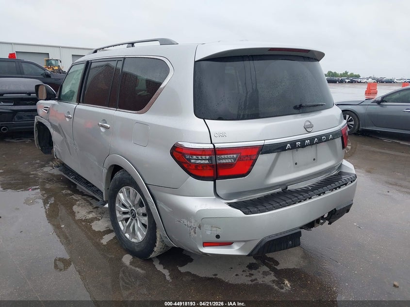 2021 Nissan Armada VIN JN8AY2AC7M9146192 IAAI salvage auction — LEFT & RIGHT, Salvage Title, sold $6,700 on 2026-07-22 (photo 3)
