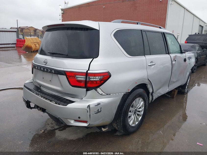 2021 Nissan Armada VIN JN8AY2AC7M9146192 IAAI salvage auction — LEFT & RIGHT, Salvage Title, sold $6,700 on 2026-07-22 (photo 4)