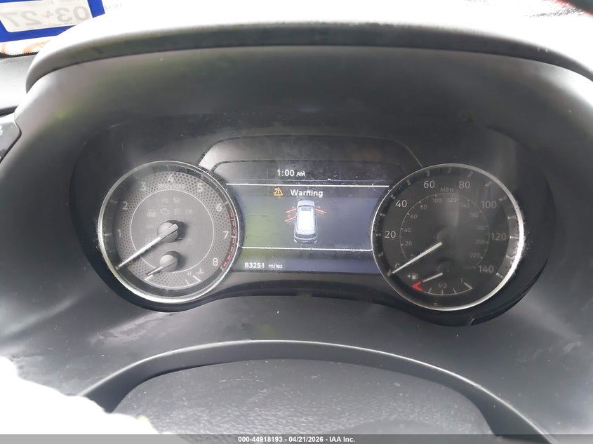 2021 Nissan Armada VIN JN8AY2AC7M9146192 IAAI salvage auction — LEFT & RIGHT, Salvage Title, sold $6,700 on 2026-07-22 (photo 7)