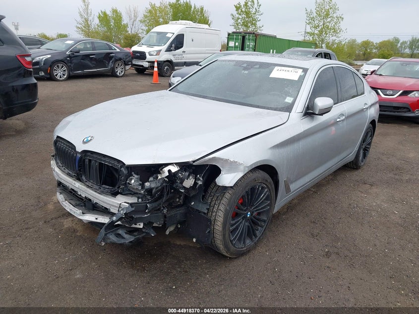 2019 BMW 5er VIN WBAJA7C57KWW25350 IAAI salvage auction — FRONT END, Mv-907A (New York), sold $8,900 on 2026-07-07 (photo 6)