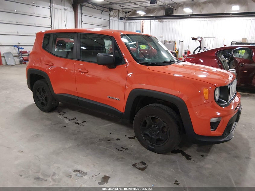 2020 Jeep Renegade VIN ZACNJBAB8LPL97516 IAAI salvage auction — HAIL, Salvage Title, sold $2,575 on 2026-07-28 (photo 1)