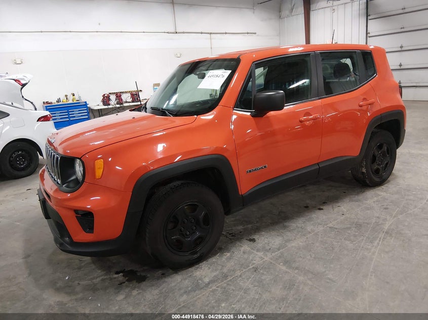 2020 Jeep Renegade VIN ZACNJBAB8LPL97516 IAAI salvage auction — HAIL, Salvage Title, sold $2,575 on 2026-07-28 (photo 2)