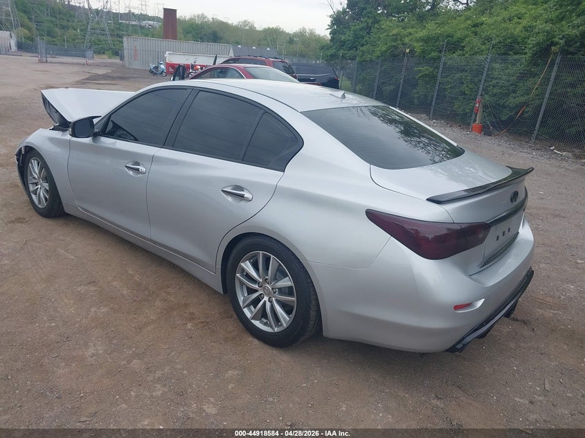 2015 Infiniti Q50 VIN JN1BV7AR0FM415128 IAAI salvage auction — FRONT END, Salvage (Idaho), sold $1,850 on 2026-07-31 (photo 3)