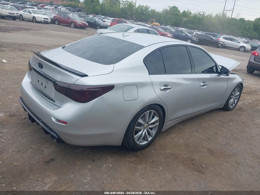 2015 Infiniti Q50 VIN JN1BV7AR0FM415128 IAAI salvage auction — FRONT END, Salvage (Idaho), sold $1,850 on 2026-07-31 (photo 4)
