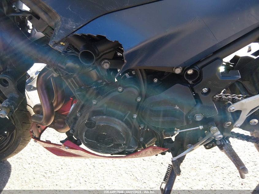 2026 Kawasaki Ninja VIN ML5EXGJ10TDA75826 IAAI salvage auction — FRONT & REAR, Salvage (Colorado), sold $1,100 on 2026-07-08 (photo 9)