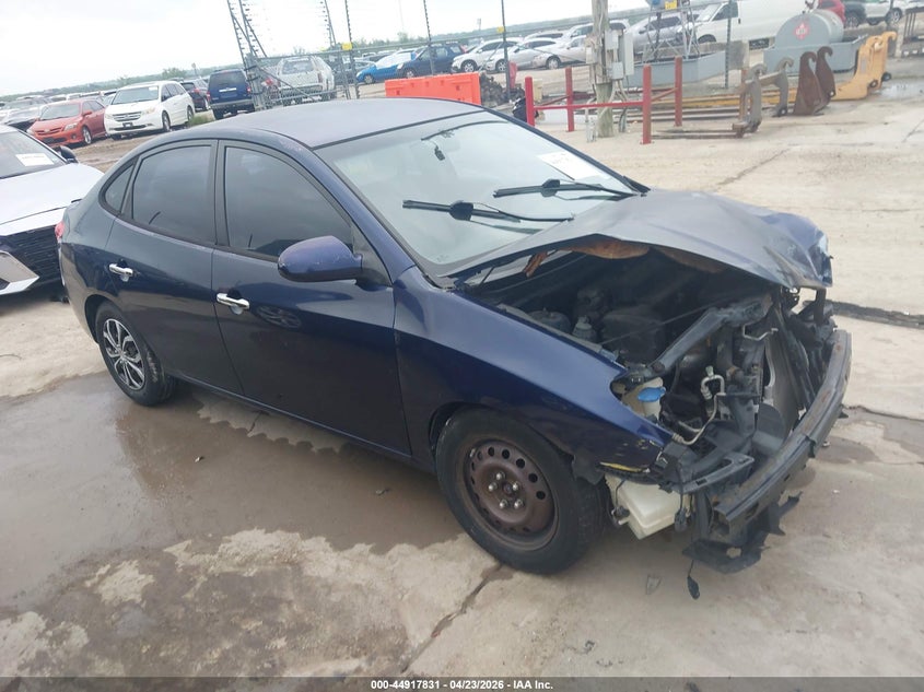 2009 Hyundai Elantra VIN KMHDU46D19U621093 IAAI salvage auction — FRONT & REAR, Salvage (Texas), sold $75 on 2026-07-28 (photo 1)