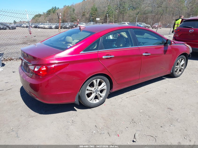2011 Hyundai Sonata VIN 5NPEC4AC3BH110625 IAAI salvage auction — FRONT END, Clear (Massachusetts), sold $275 on 2026-07-14 (photo 4)