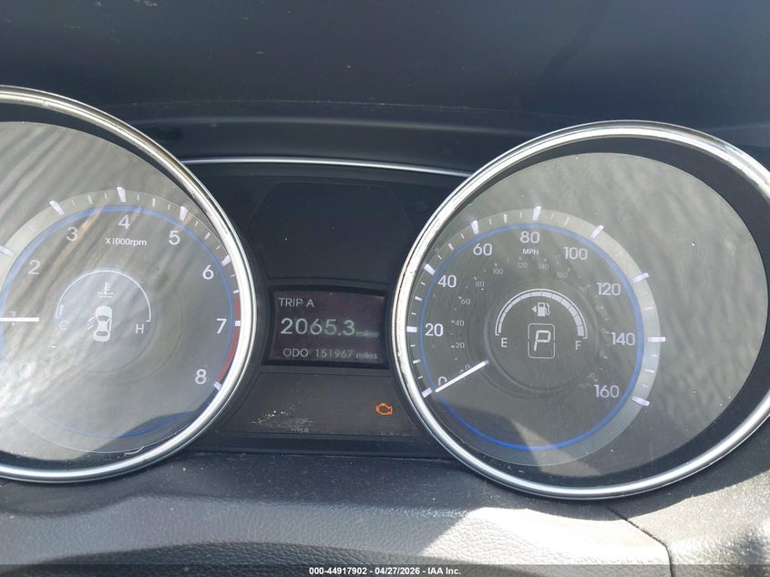 2011 Hyundai Sonata VIN 5NPEC4AC3BH110625 IAAI salvage auction — FRONT END, Clear (Massachusetts), sold $275 on 2026-07-14 (photo 7)
