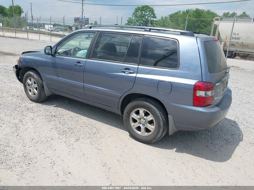 2006 Toyota Highlander VIN JTEEP21A860178103 IAAI salvage auction — FRONT END, Salvage (Idaho), sold $1,050 on 2026-07-17 (photo 3)