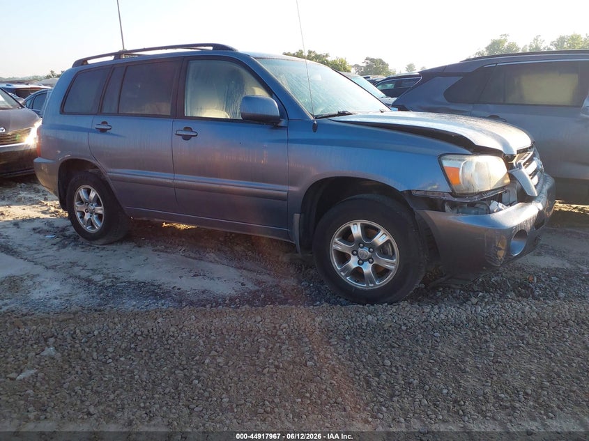 2006 Toyota Highlander VIN JTEEP21A860178103 IAAI salvage auction — FRONT END, Salvage (Idaho), sold $1,050 on 2026-07-17 (photo 1)