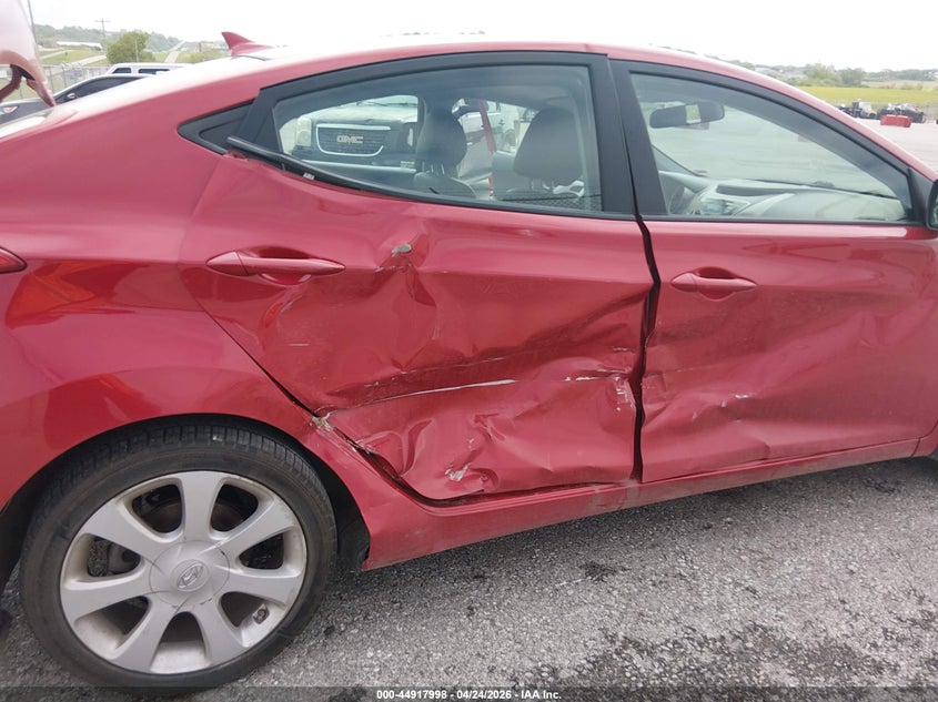 2013 Hyundai Elantra VIN KMHDH4AE8DU940603 IAAI salvage auction — RIGHT SIDE, Salvage Title, sold $1,150 on 2026-07-23 (photo 6)