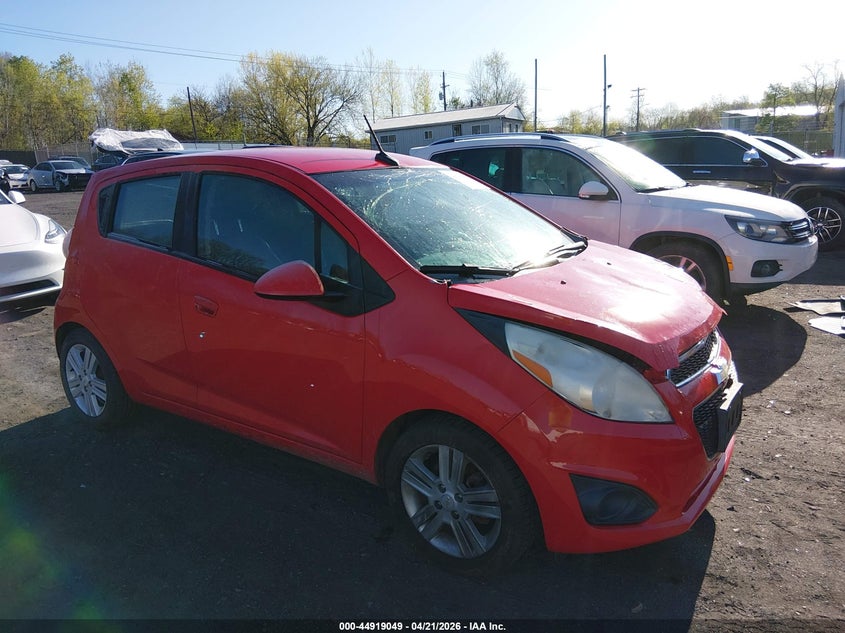 2014 Chevrolet Spark VIN KL8CB6S98EC455764 IAAI salvage auction — FRONT END, Salvage Title, sold $725 on 2026-07-07 (photo 1)