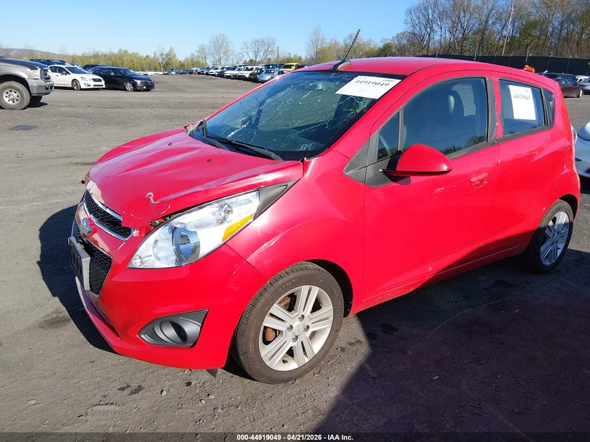 2014 Chevrolet Spark VIN KL8CB6S98EC455764 IAAI salvage auction — FRONT END, Salvage Title, sold $725 on 2026-07-07 (photo 2)
