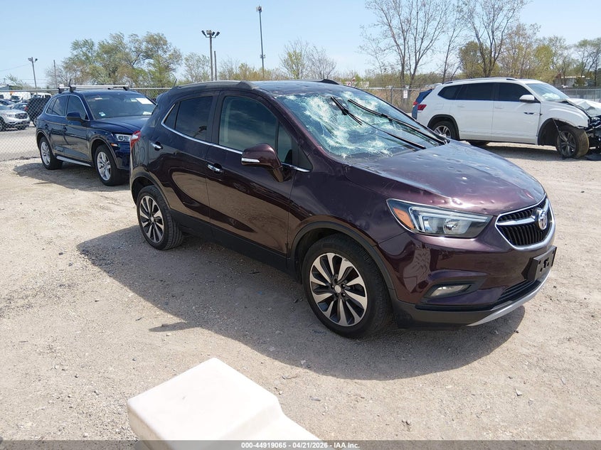 2017 Buick Encore VIN KL4CJBSB8HB156270 IAAI salvage auction — HAIL, Salvage (Illinois), sold $25 on 2026-07-28 (photo 1)
