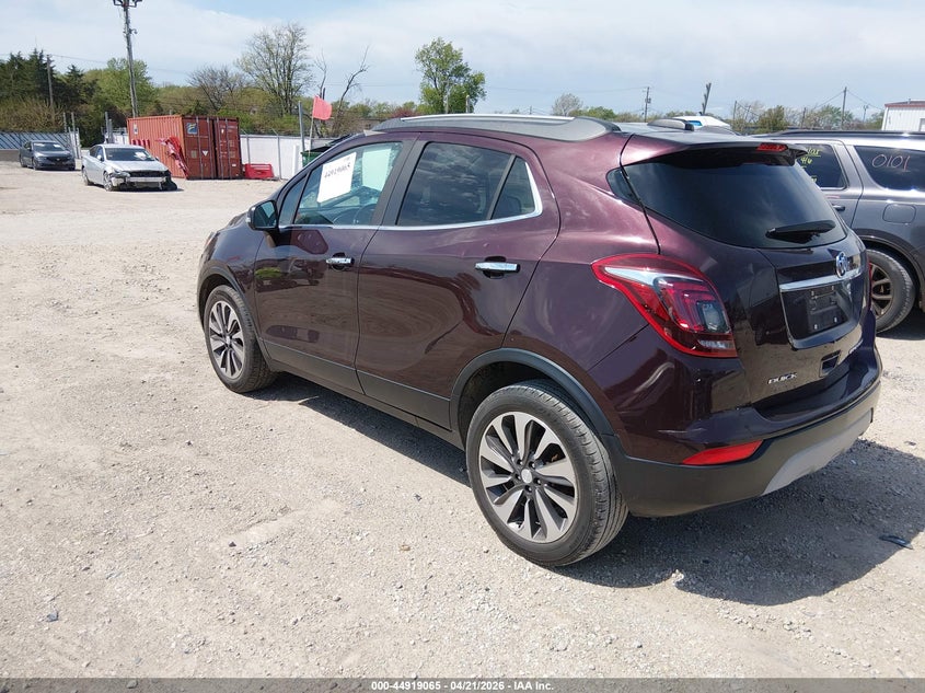 2017 Buick Encore VIN KL4CJBSB8HB156270 IAAI salvage auction — HAIL, Salvage (Illinois), sold $25 on 2026-07-28 (photo 3)