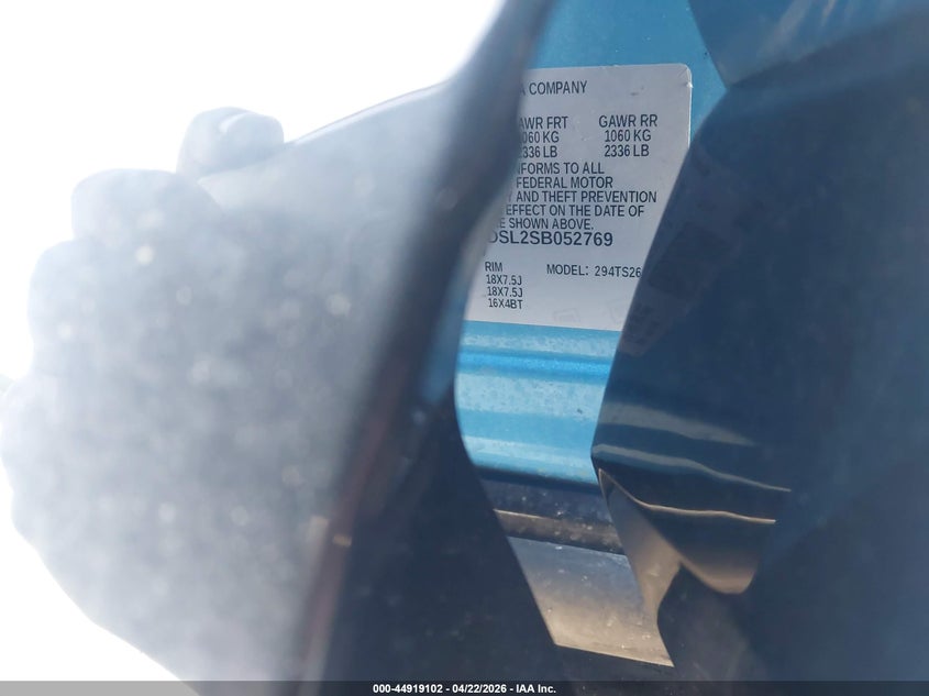 2025 Buick Encore gx VIN KL4AMDSL2SB052769 IAAI salvage auction — BIO HAZARD, Parts Only (Arkansas), sold $1,550 on 2026-07-29 (photo 9)