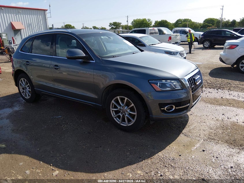2012 Audi Q5 VIN WA1LFAFP1CA066863 IAAI salvage auction — LEFT FRONT, Salvage (Kansas), sold $1,450 on 2026-07-31 (photo 1)