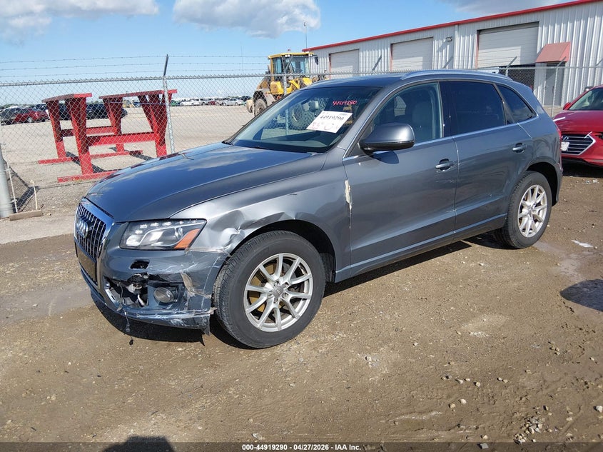 2012 Audi Q5 VIN WA1LFAFP1CA066863 IAAI salvage auction — LEFT FRONT, Salvage (Kansas), sold $1,450 on 2026-07-31 (photo 2)