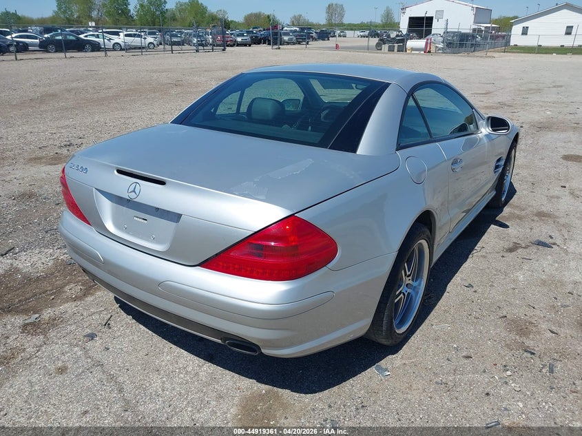 2003 Mercedes-benz Sl-klasse VIN WDBSK75F13F020041 IAAI salvage auction — LEFT FRONT, Clear (Illinois), sold $3,725 on 2026-07-08 (photo 4)