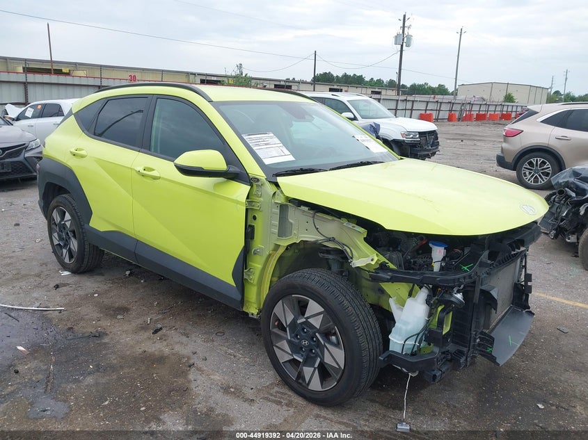 2024 Hyundai Kona VIN KM8HBCABXRU147975 IAAI salvage auction — FRONT END, Original (Texas), sold $6,750 on 2026-07-15 (photo 1)