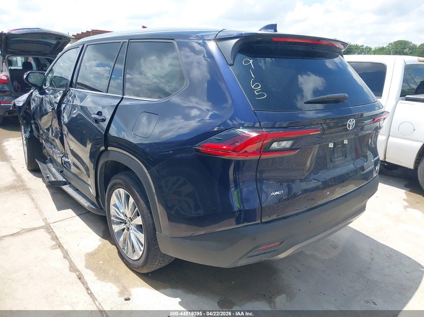 2025 Toyota Highlander VIN 5TDAAAB57SS079165 IAAI salvage auction — FRONT END, Salvage (Texas), sold $16,900 on 2026-07-20 (photo 3)