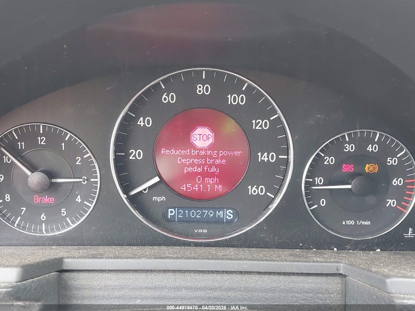 2005 Mercedes-benz E-class VIN WDBUH83J95X170044 IAAI salvage auction — NORMAL WEAR, Salvage (Texas), sold $400 on 2026-08-17 (photo 7)