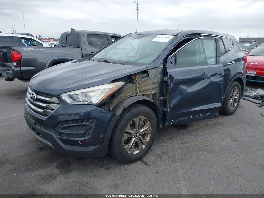2014 Hyundai Santa fe VIN 5XYZT3LB7EG131425 IAAI salvage auction — SIDE, Salvage (California), sold $1,750 on 2026-07-16 (photo 2)
