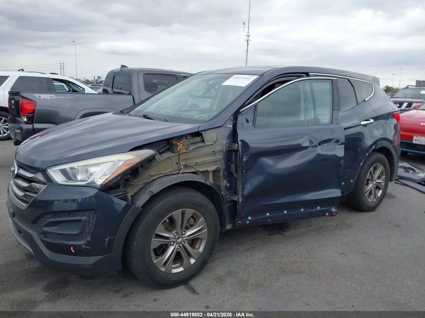 2014 Hyundai Santa fe VIN 5XYZT3LB7EG131425 IAAI salvage auction — SIDE, Salvage (California), sold $1,750 on 2026-07-16 (photo 6)