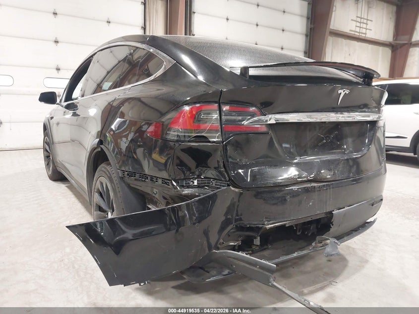 2020 Tesla Model x VIN 5YJXCBE40LF283065 IAAI salvage auction — LEFT REAR, Mv-907A (New York), sold $16,250 on 2026-07-16 (photo 6)