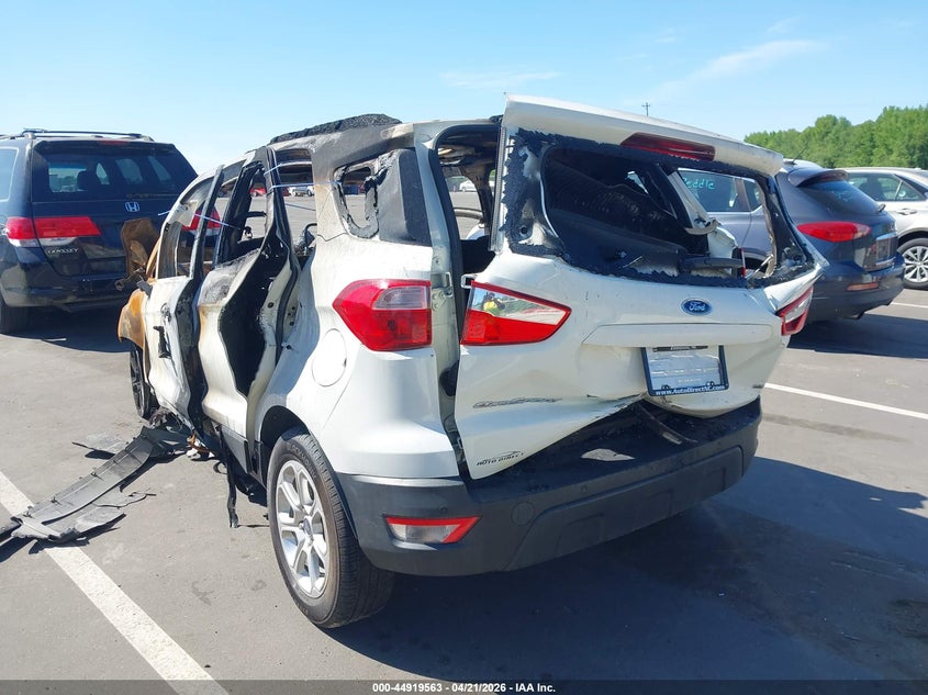 2021 Ford Ecosport VIN MAJ3S2GE1MC448312 IAAI salvage auction — FRONT END, Junk Receipt (North Carolina), sold $150 on 2026-07-08 (photo 3)