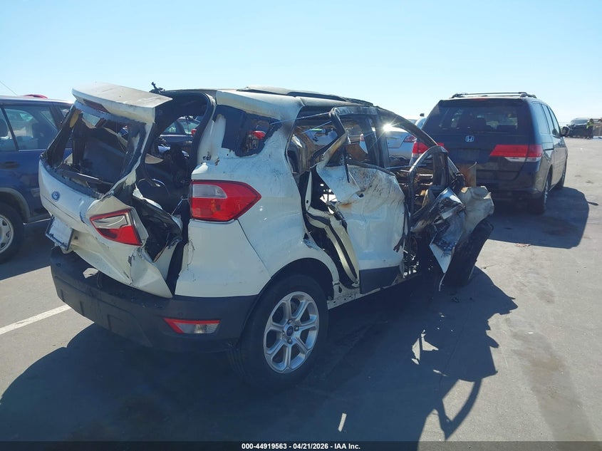 2021 Ford Ecosport VIN MAJ3S2GE1MC448312 IAAI salvage auction — FRONT END, Junk Receipt (North Carolina), sold $150 on 2026-07-08 (photo 4)