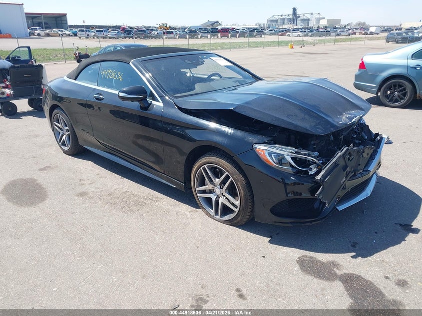 2017 Mercedes-benz S-klasse VIN WDDXK8CB5HA020440 IAAI salvage auction — LEFT FRONT, Salvage (Minnesota), sold $18,900 on 2026-07-09 (photo 1)