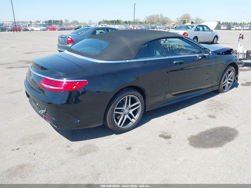 2017 Mercedes-benz S-klasse VIN WDDXK8CB5HA020440 IAAI salvage auction — LEFT FRONT, Salvage (Minnesota), sold $18,900 on 2026-07-09 (photo 4)
