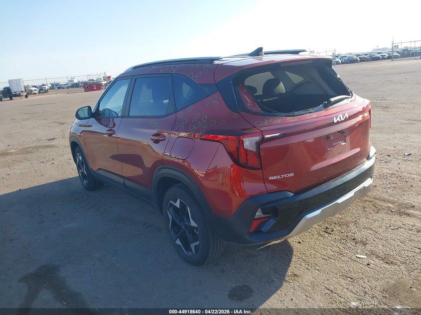 2025 Kia Seltos VIN KNDEUCAA3S7730191 IAAI salvage auction — HAIL, Regular (South Dakota), sold $7,950 on 2026-07-14 (photo 3)