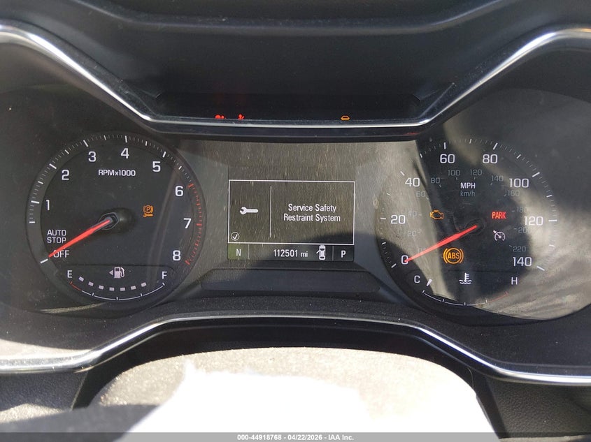 2022 Chevrolet Trailblazer VIN KL79MPSL4NB068239 IAAI salvage auction — FRONT END, Salvage (Tennessee), sold $1,700 on 2026-07-16 (photo 7)