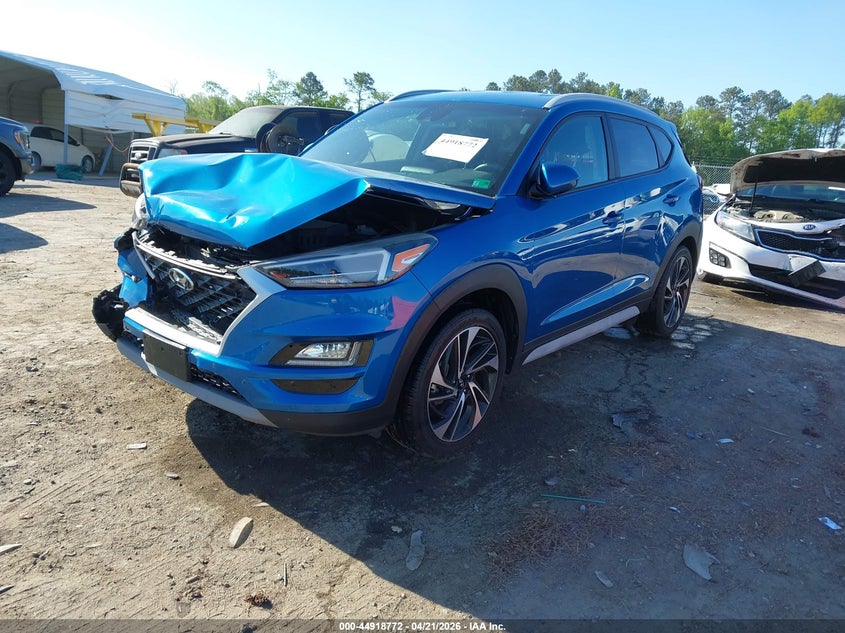 2020 Hyundai Tucson VIN KM8J3CAL5LU132511 IAAI salvage auction — FRONT & REAR, Salvage Title, sold $3,325 on 2026-07-17 (photo 2)