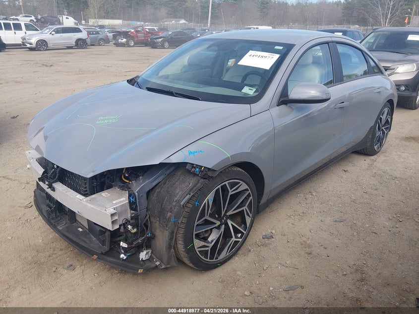 2023 Hyundai Ioniq 6 VIN KMHM34AC9PA037668 IAAI salvage auction — FRONT END, Salvage Title, sold $8,400 on 2026-07-10 (photo 2)
