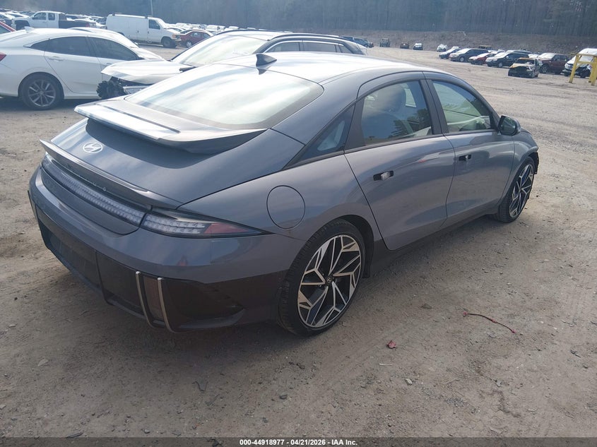 2023 Hyundai Ioniq 6 VIN KMHM34AC9PA037668 IAAI salvage auction — FRONT END, Salvage Title, sold $8,400 on 2026-07-10 (photo 4)