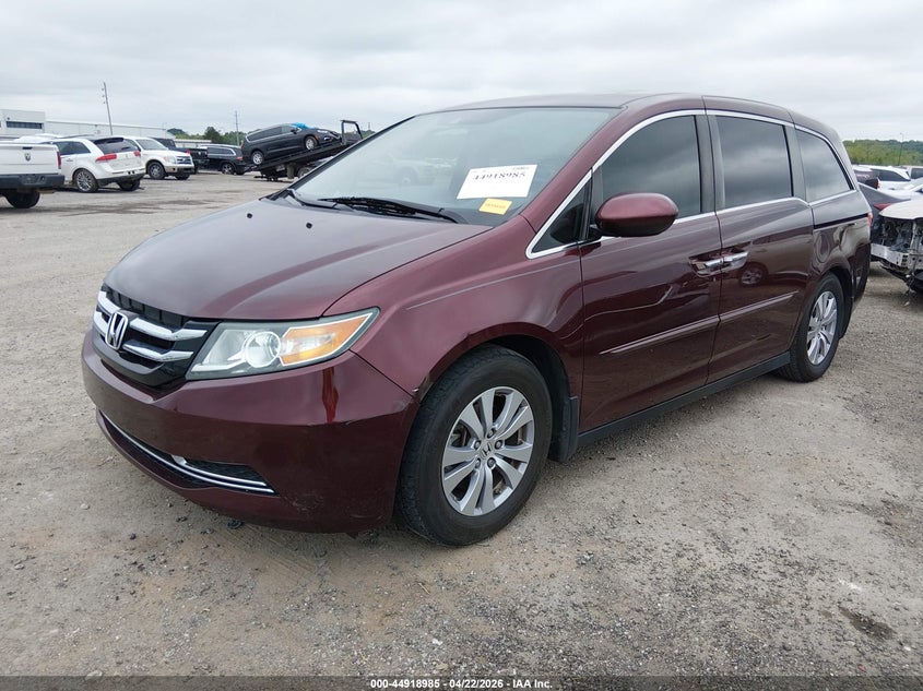 2016 Honda Odyssey VIN 5FNRL5H61GB112239 IAAI salvage auction — SIDE, Clear (Oklahoma), sold $7,100 on 2026-07-28 (photo 2)