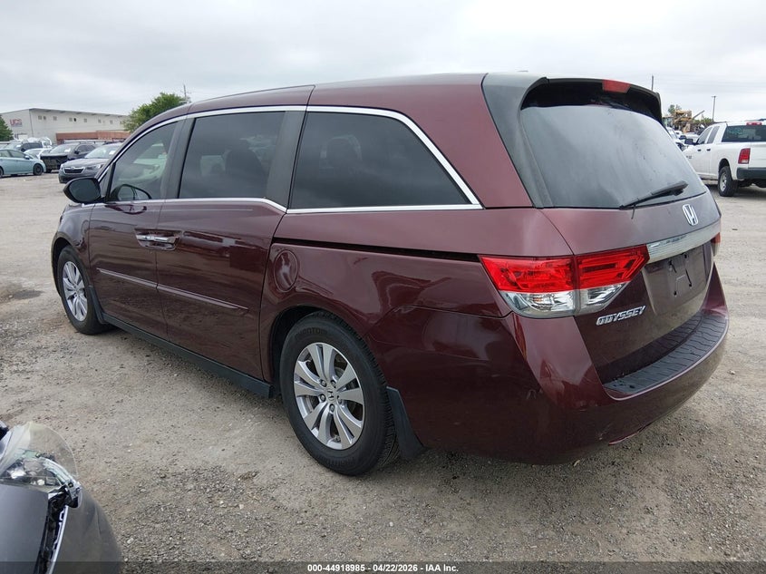 2016 Honda Odyssey VIN 5FNRL5H61GB112239 IAAI salvage auction — SIDE, Clear (Oklahoma), sold $7,100 on 2026-07-28 (photo 3)