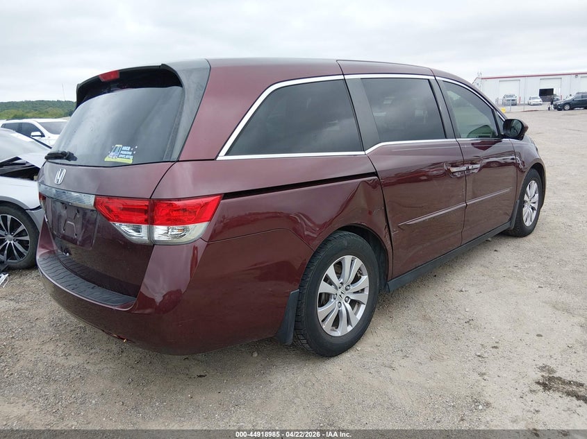 2016 Honda Odyssey VIN 5FNRL5H61GB112239 IAAI salvage auction — SIDE, Clear (Oklahoma), sold $7,100 on 2026-07-28 (photo 4)