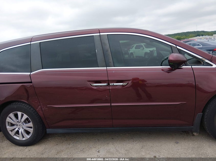 2016 Honda Odyssey VIN 5FNRL5H61GB112239 IAAI salvage auction — SIDE, Clear (Oklahoma), sold $7,100 on 2026-07-28 (photo 6)